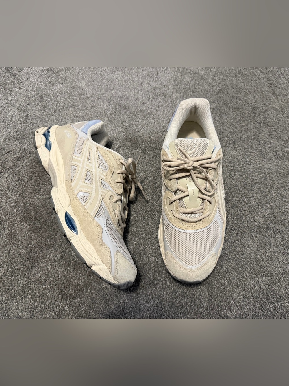 Size 10- ASICS Gel NYC sneakers “Smoke Grey"